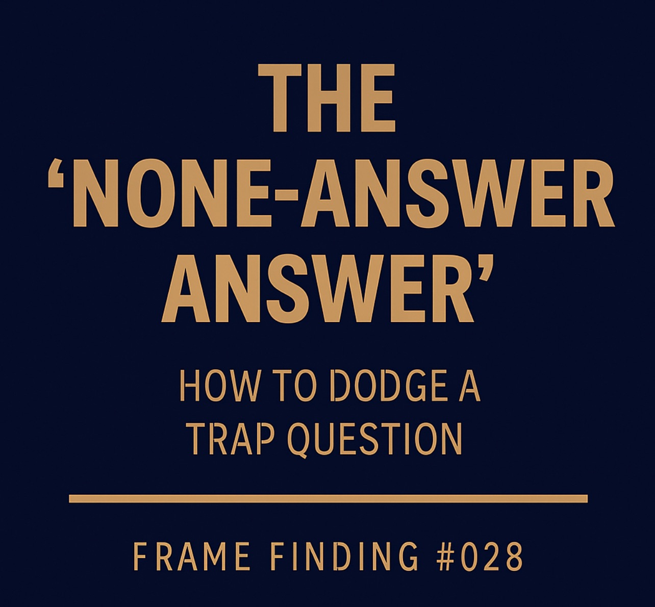 Frame Finding #028: The 
